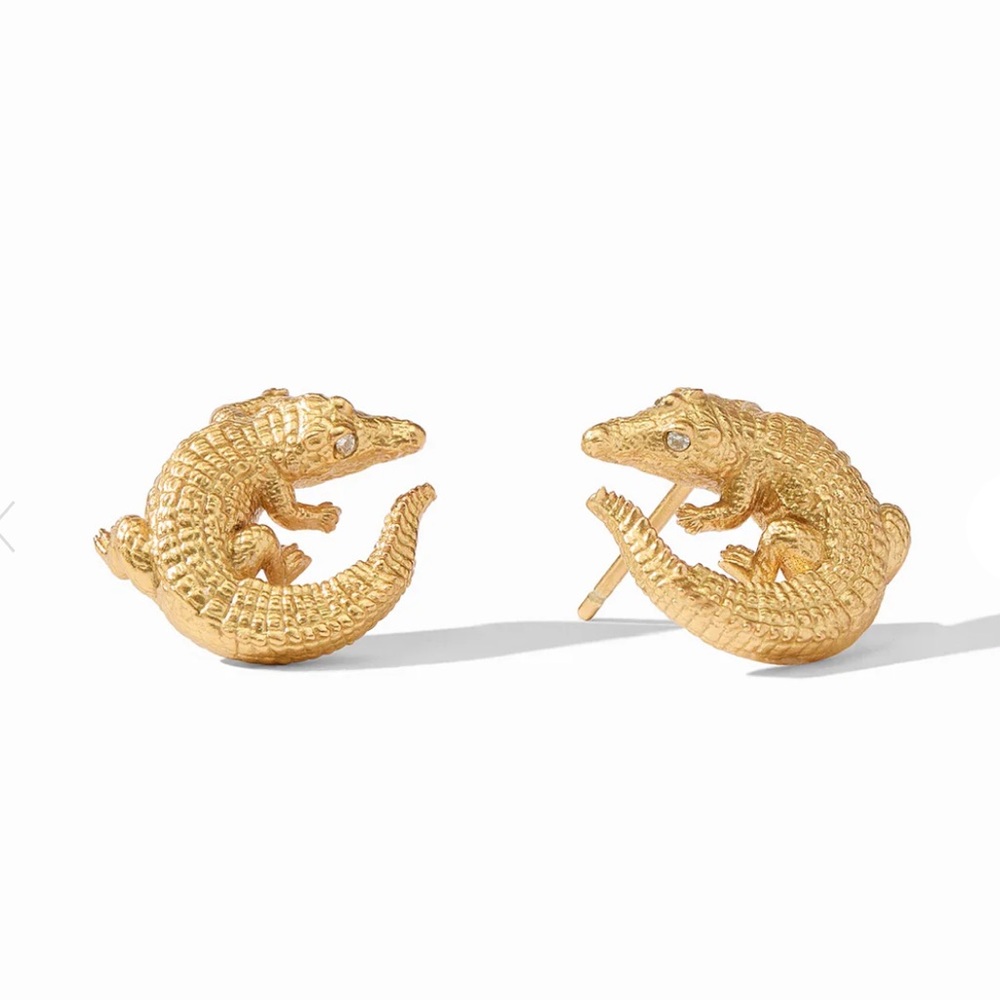 $95 Julie Vos Alligator Studs